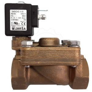 Solenoidový ventil Jakša M260 0,3-12bar G1'' NBR 230V AC (360518)