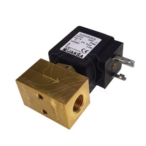 Jakša D221 solenoidový ventil 0-25bar G1/4'' FPM 24V DC (320545)