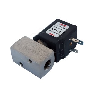 Solenoidový ventil M&M D299DRC1 0-200bar G1/4'' rubínový ​​24V AC
