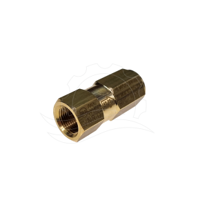 Spätný ventil PA G3/8''F-G3/8''F mosadz