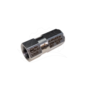 Spätný ventil PA G3/8''F-G3/8''F z nehrdzavejúcej ocele