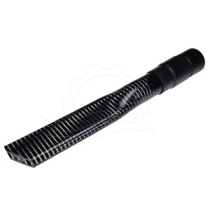 Flexibilná hubica vysávača 38 mm čierna (s prepážkou)