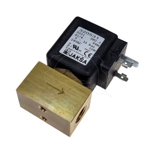 Jakša D221 solenoidový ventil 0-35bar G1/4'' FPM 24V AC (320531)