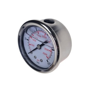 Glycerínový manometer 0-250bar 50mm (zadné pripojenie)