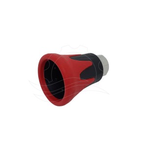 Krytka trysky R+M ST-10 červeno-čierna G1/4'' (nerezová oceľ)